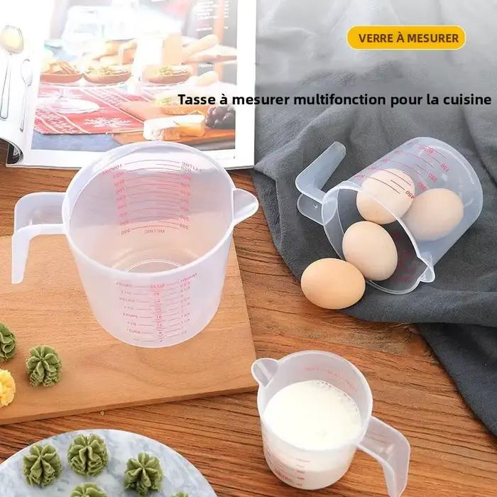 Tasses et cuillères doseuses en silicone 250/500/1000 ml