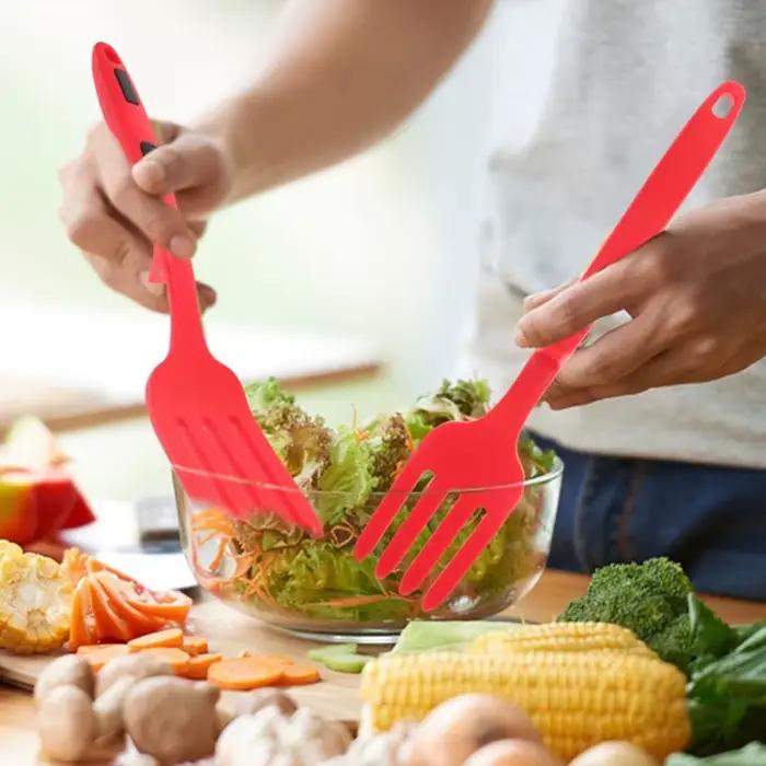 Fourchettes de cuisine flexibles en Silicone