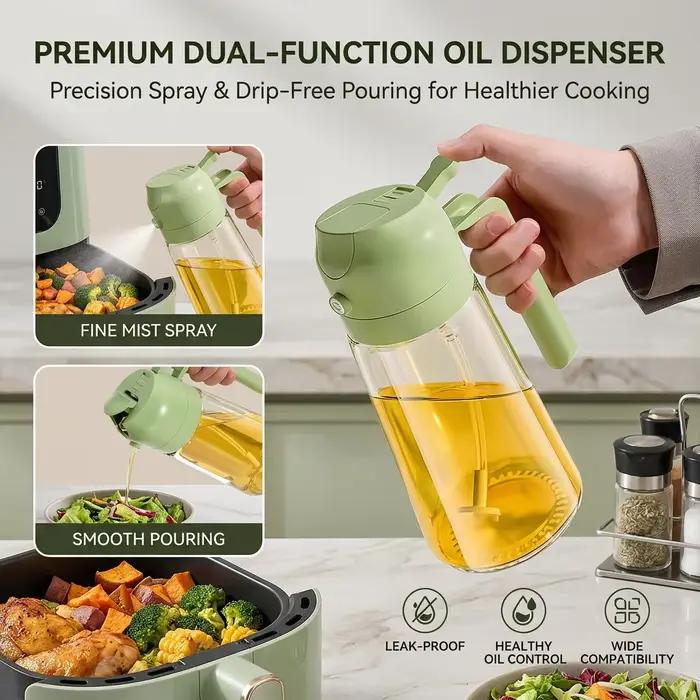 Bouteille distributrice d'huile d'olive 16oz pour la cuisine