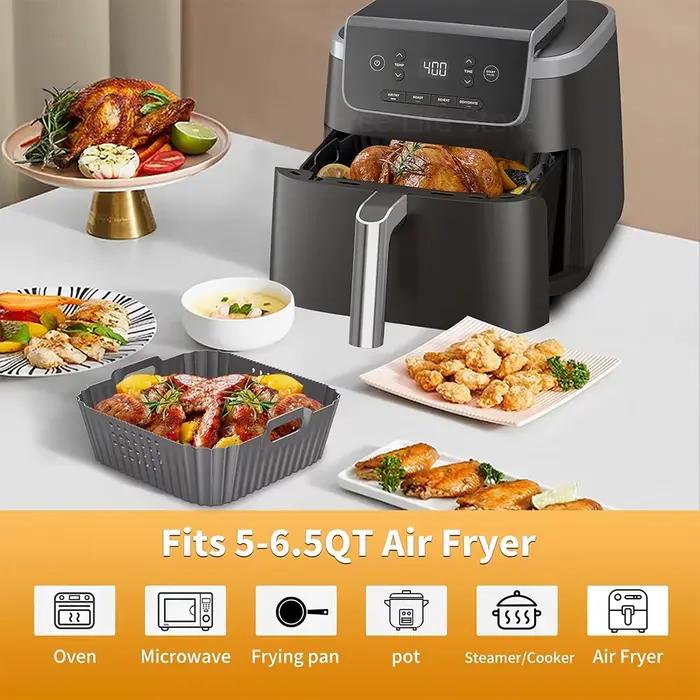 Moule en Silicone pour Friteuse à Air Compatible Ninja AF180EU AF181 Philips HD9270 Accessoires de Cuisine Sain et Savoureux