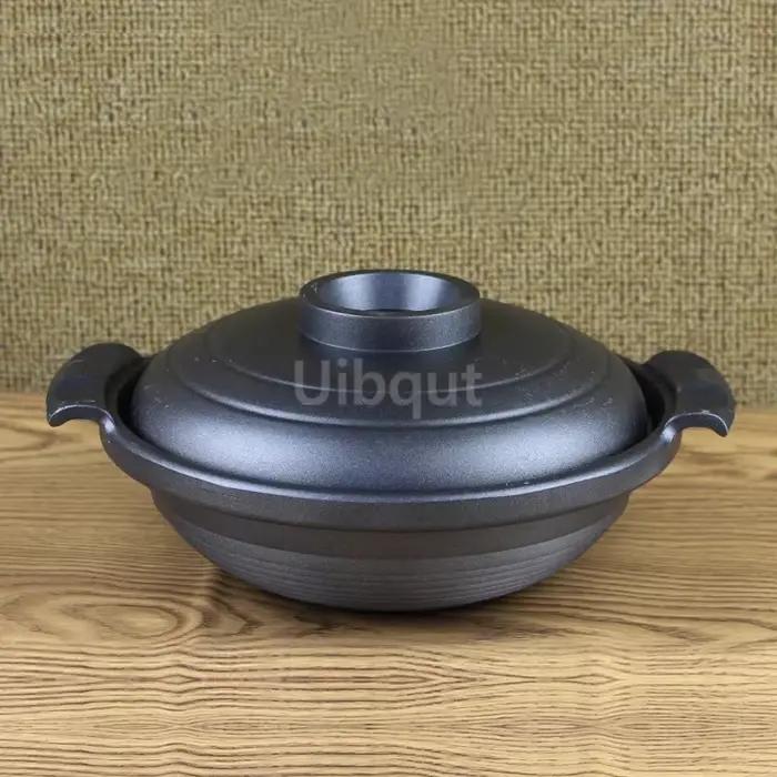 Poulet braisé en Pots Pot de riz et d'aubergine Poêle à riz Cuisine japonaise et coréenne marmite à ragoût