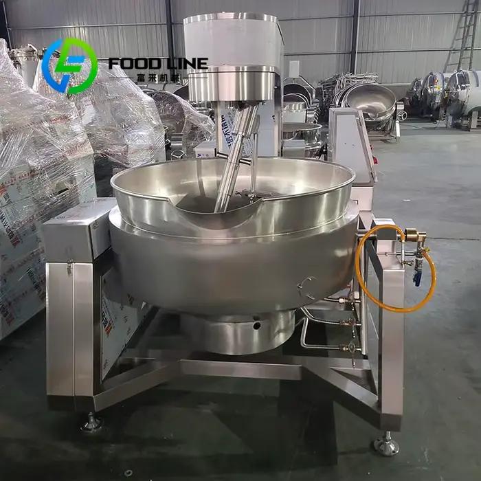 Marmite de cuisson planétaire en acier inoxydable 304 pour la préparation de plats de saison et de snacks gourmands en grande quantité occasionnellement ou en production industrielle