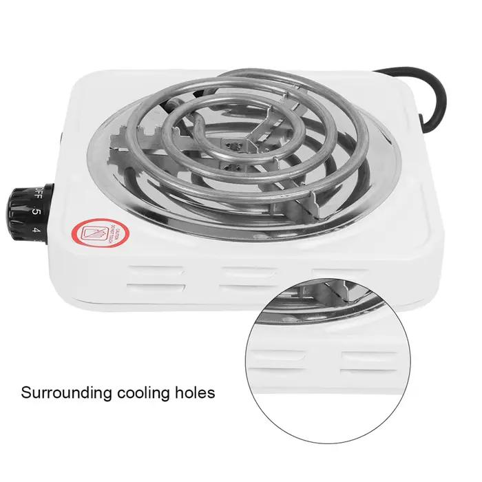 Cuisinière Électrique à Tube Unique Qiilu Acier Inoxydable Cuisine Rapide et Économique Usage Polyvalent Occasions Spéciales