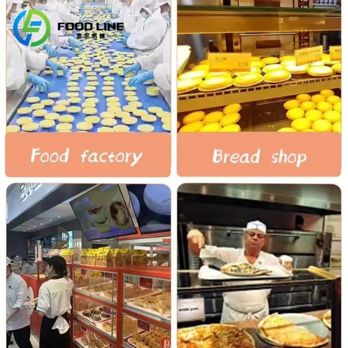 Presse à tarte automatique FL haute productivité pour boulangerie et usine alimentaire fabrication de tartes aux pommes et œufs occasions spéciales