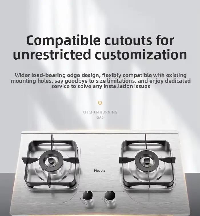Cuisinière à gaz en acier inoxydable Vanward pour la maison