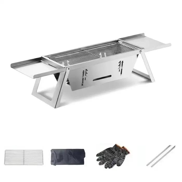 Barbecue portable en acier inoxydable épaissi
