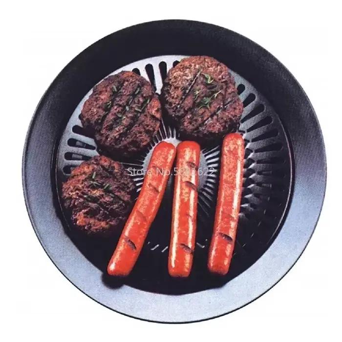 Gril à gaz portable coréen sans fumée pour l'extérieur - Plaque de cuisson à gaz domestique pour rôtir et cuisiner avec un ensemble d'outils pratiques