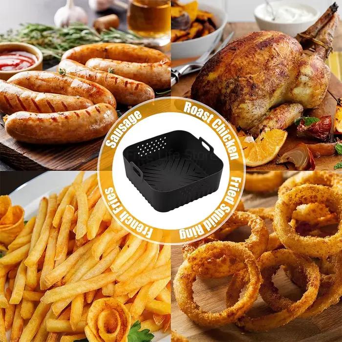 Moule en Silicone pour Friteuse à Air Compatible Ninja AF180EU AF181 Philips HD9270 Accessoires de Cuisine Sain et Savoureux