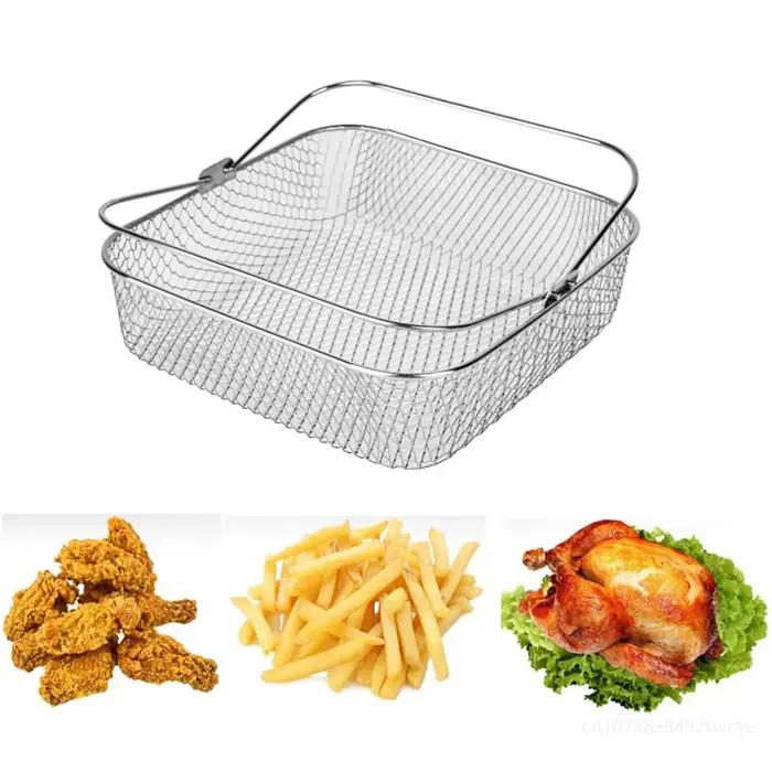 Mir de friteuse à air en maille d'acier inoxydable