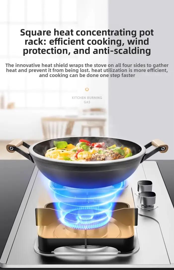 Cuisinière à gaz en acier inoxydable Vanward pour la maison