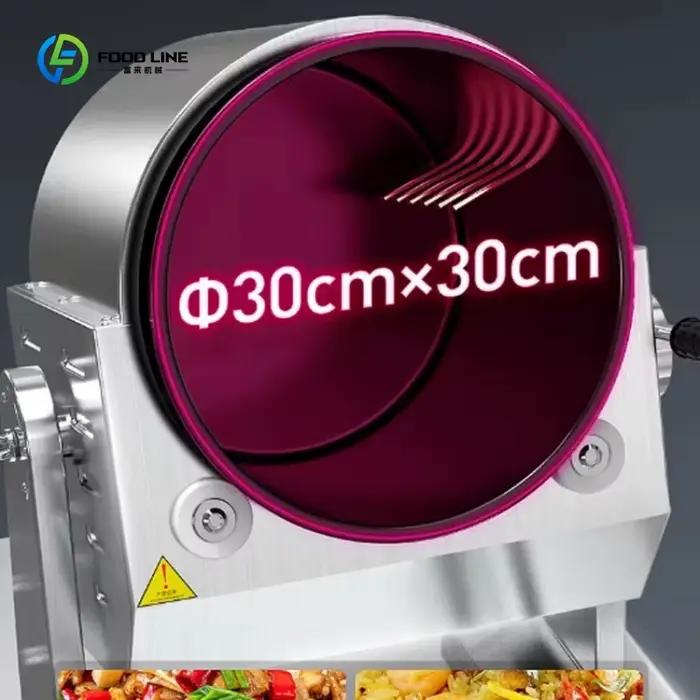 Robot cuisinier intelligent rotatif personnalisé pour restaurant