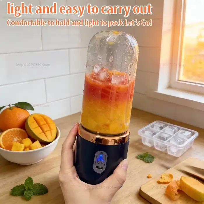 Blender électrique portable 6 lames