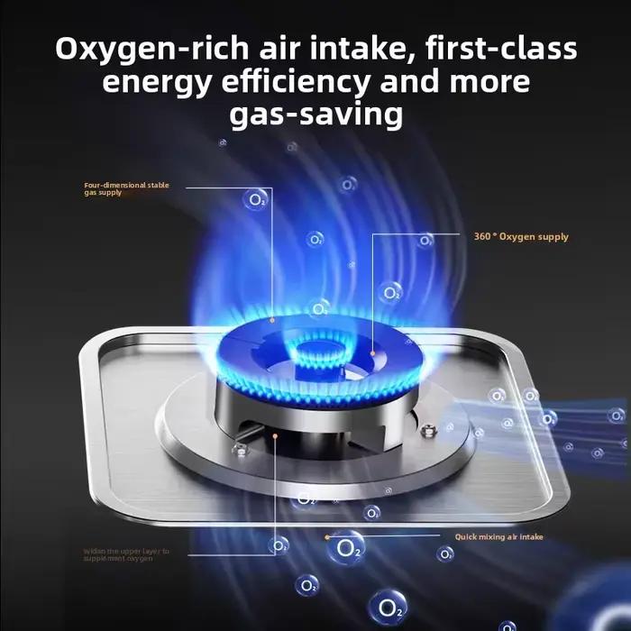 Cuisinière à gaz en acier inoxydable Vanward pour la maison