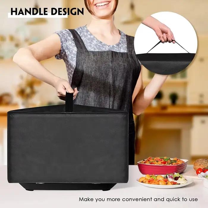 Housse de protection pour friteuse à Air résistante à la chaleur étanche à la poussière pour Ninja AF400EU AF500EU en nylon 420D moderne avec poignée pratique pour rangement facile et compatibilité avec divers modèles de cuisine