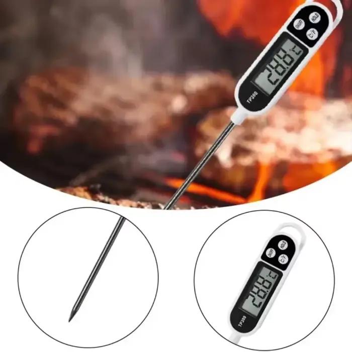Thermomètre numérique TP300 pour cuisson de viande, confiture, bière et autres aliments occasions spéciales barbecue soirée famille