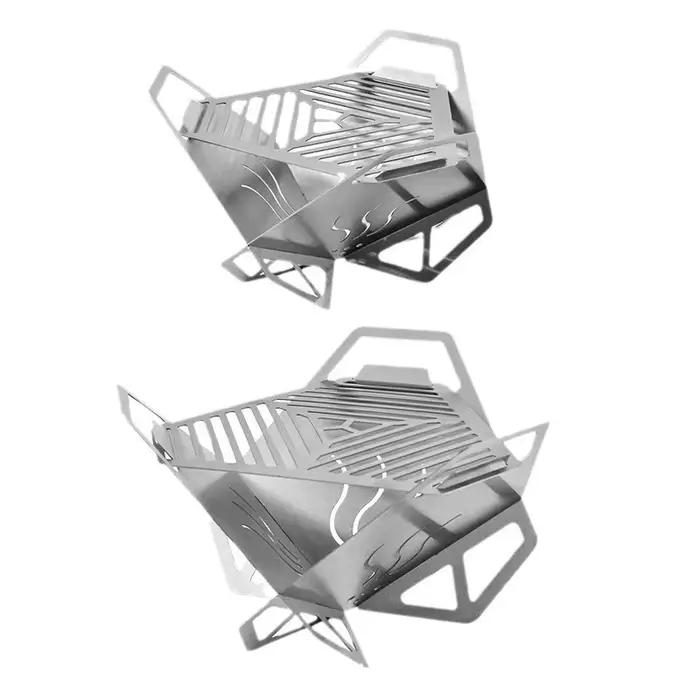 Grill Lotus triangulaire d'extérieur