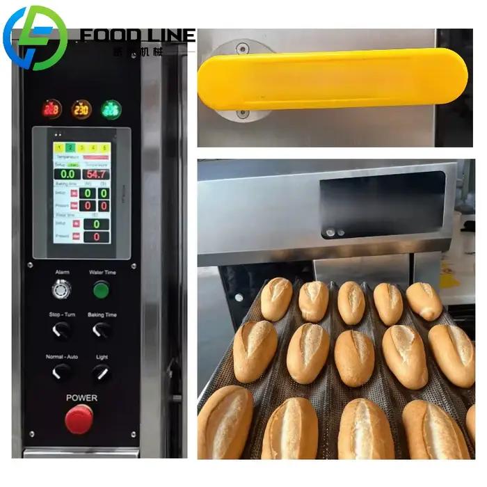 Système de convection industriel de four commercial robuste avec réglage numérique de la température