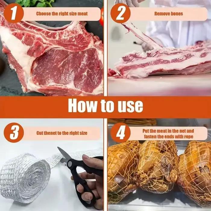 Filet à viande en coton 3m5m