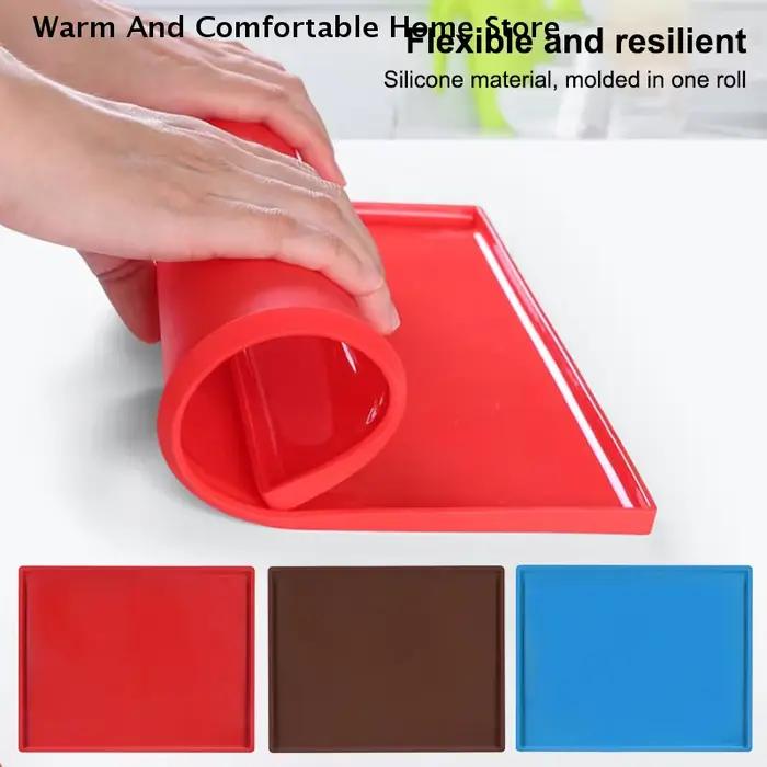 Tapis de cuisson en silicone pour pâtisserie et biscuits, multi-fonctions, antiadhésif, facile à nettoyer, durable et respectueux de l'environnement pour usage quotidien et occasions spéciales