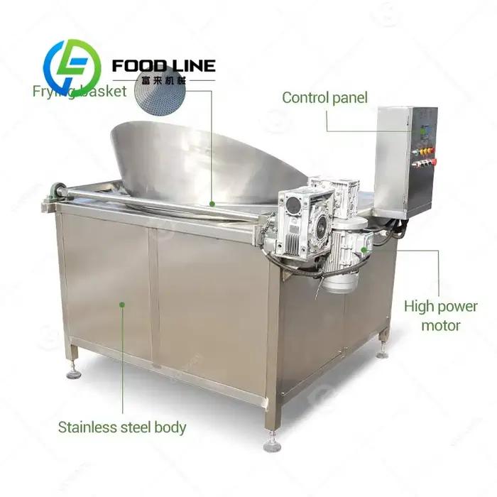 Friteuse commerciale automatique Gondor nouvelle génération 2023 pour la préparation de snacks populaires et variés en entreprise grande taille occassions spéciales