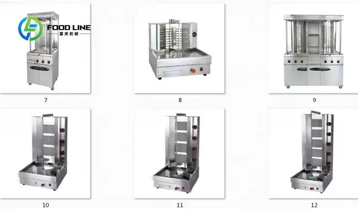 Machine à Kebab Shawarma à gaz à 8 brûleurs à vendre