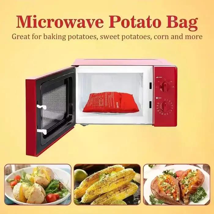Sac à pommes de terre réutilisable pour micro-ondes