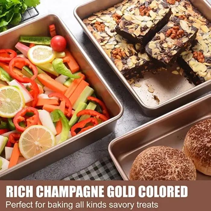 Plateau de cuisson en acier au carbone avec surface antiadhésive pour four, idéal pour les gâteaux moelleux et plats savoureux, offre multiple couleurs pour personnaliser votre cuisine, durable et facile à entretenir