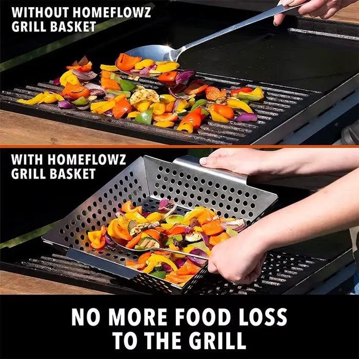 LMETJMA panier de gril pour légumes