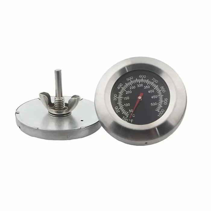 500 ℃ 1000 ℉ Grade rôti Barbecue BBQ fumeur gril thermomètre jauge de température Dia 3 "extérieur en acier inoxydable