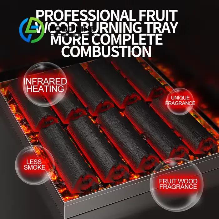 Barbecue au charbon multifonctionnel commercial personnalisable pour la cuisson de viande (bœuf