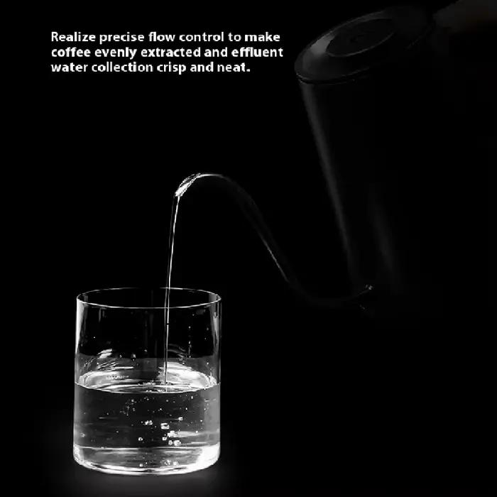 Timemore Fish Pro X 900 ml Pot de contrôle de température de compétition Pot de rinçage électrique à main en acier