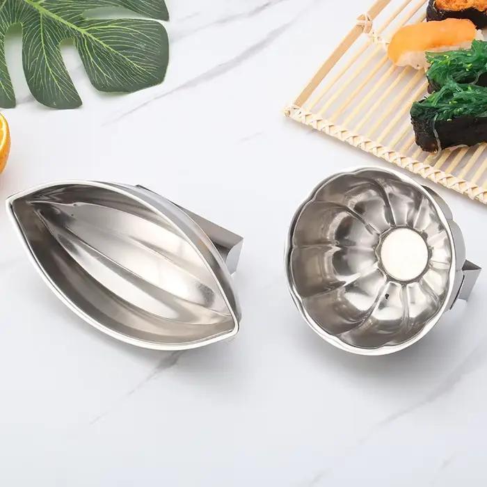 Moule à riz en forme de bateau en acier inoxydable 304