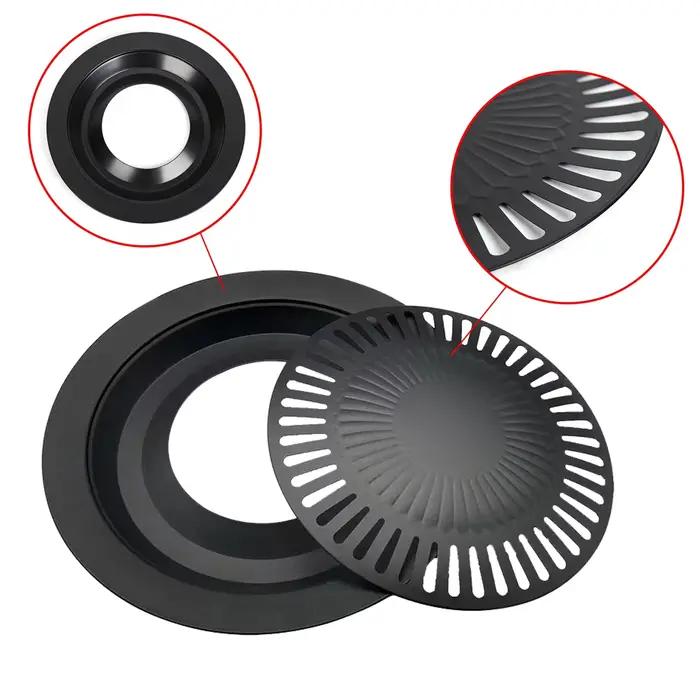 Plaque de cuisson KOSUN antiadhésive pour barbecue intérieur et extérieur, design sans fumée, facile à nettoyer, compatible avec divers types de cuissons, pour occasions spéciales et partages familiaux