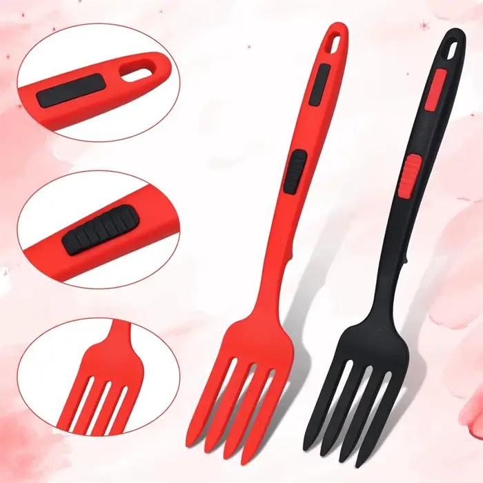 Fourchettes de cuisine flexibles en Silicone