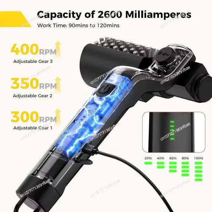 Nouvelle brosse électrique pour barbecue 2026 – Nettoyant de grillades très vendu pour graisse tenace
