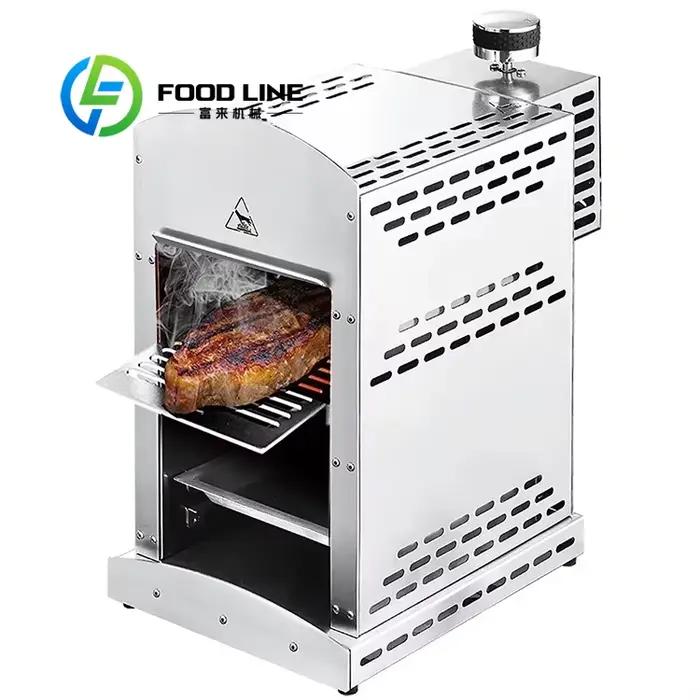 Grilleur à steak haute performance : préchauffage rapide et cuisson