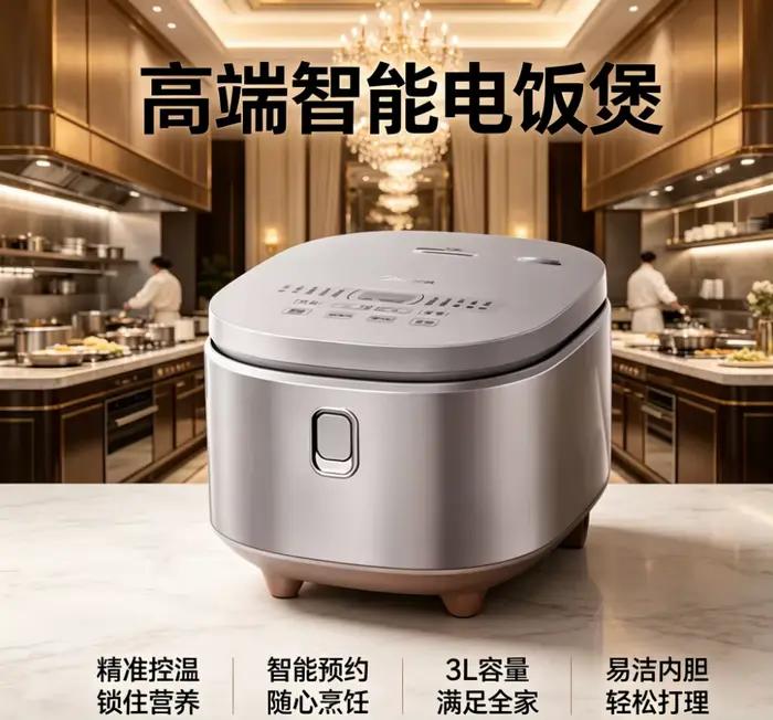 Autocuiseur intelligent Midea MB-RE476S 4L