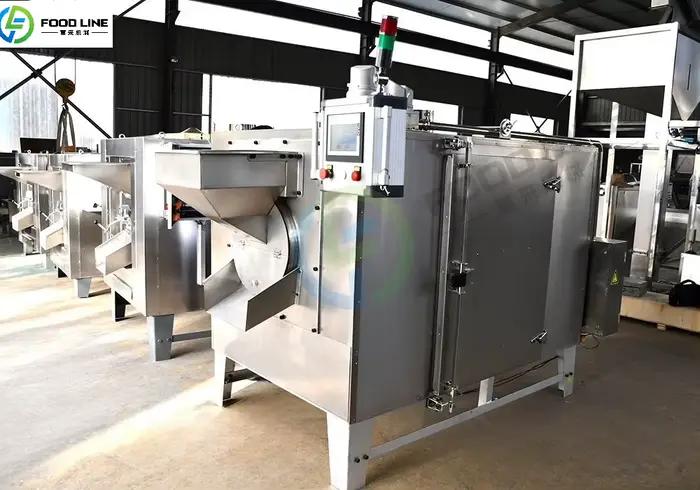 Machine à rôtir les noix avec contrôle PLC