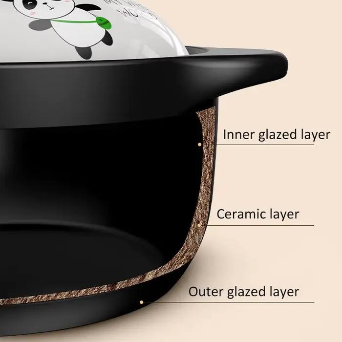 Casserole en céramique pour ragoût de 2