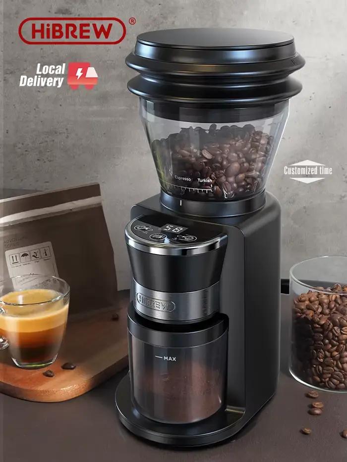 HiBREW moulin à café électrique automatique avec 31 vitesses pour expresso