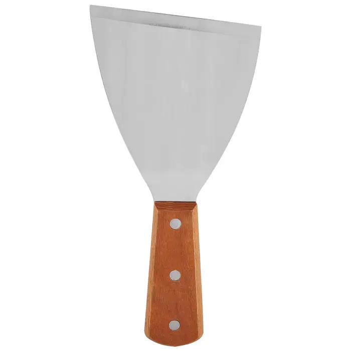 Spatule antiarina résistante à la chaleur en acier inoxydable pour griller le barbecue