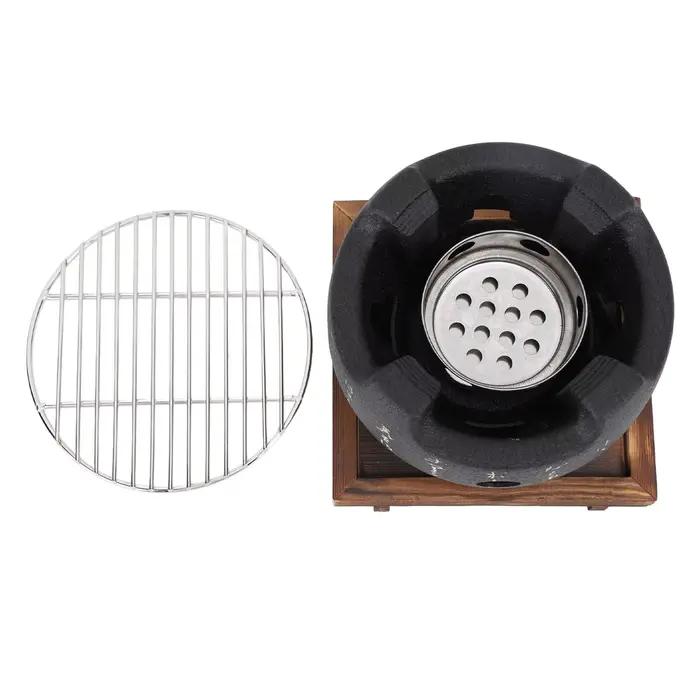 Mini Barbecue Rond Portable de Style Japonais