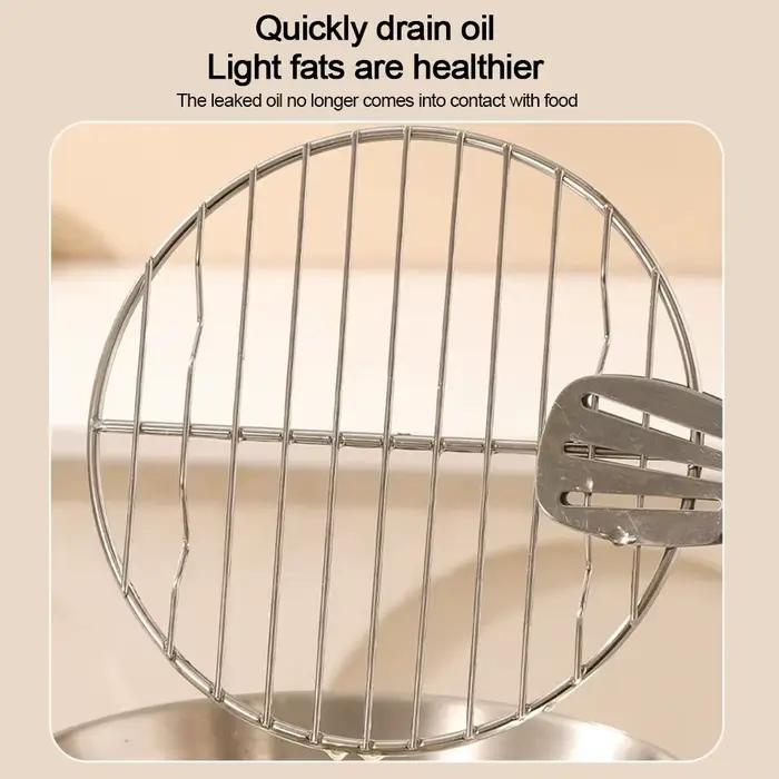 Support de cuisson rond et carré avec pied épais pour friteuse à Air