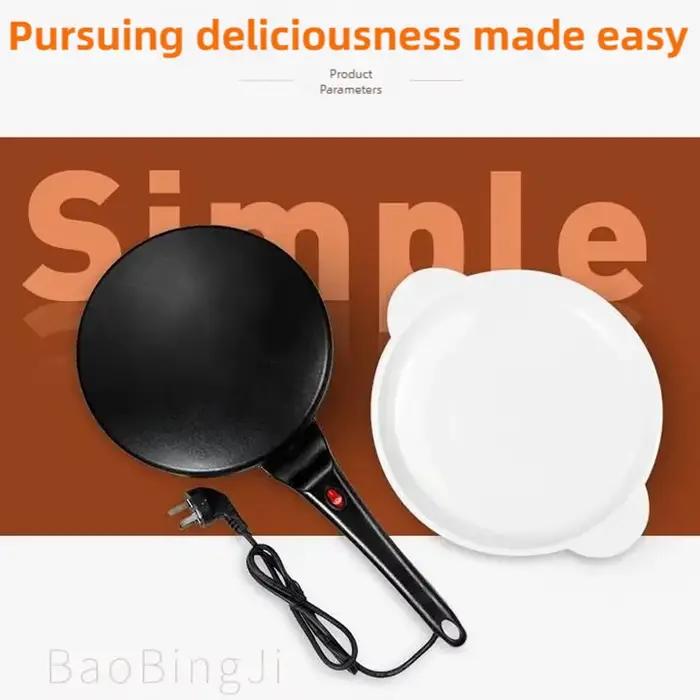 Crêpière électrique Tinsol pour gaufres crêpes pizzas sandwiches beignets et plus, plaques interchangeables antiadhésive pour petits déjeuners et repas express