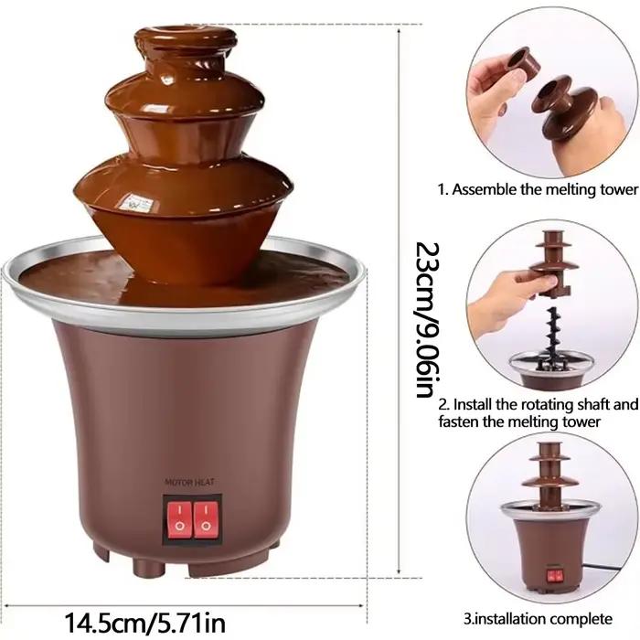 Fontaine à chocolat électrique à 3 étages