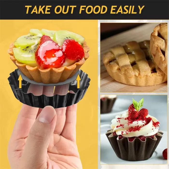 Outil de cuisson moules à gâteaux antiadhésifs en acier au carbone rond tarte Quiche casseroles fond amovible Pizza