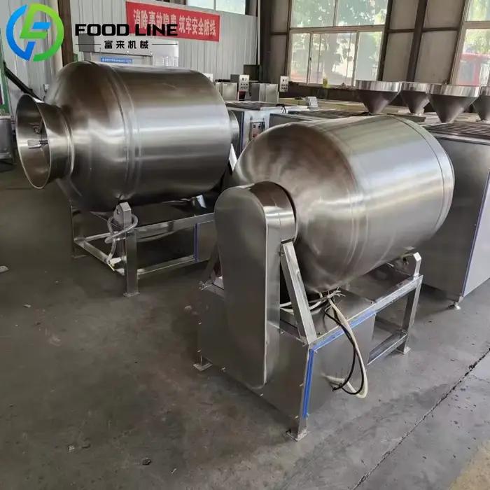 Machine à gobelet de boeuf sous vide de haute qualité avec pétrissage en rouleau et marinateur de mélange de poulet pour hôtels
