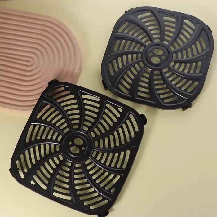 Friteuse à Air carrée, poêle ronde antiadhésive