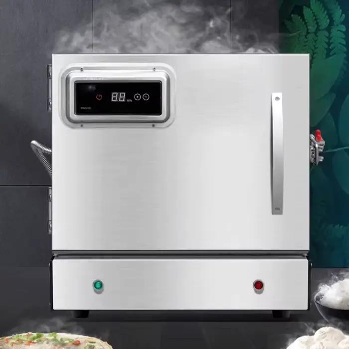 Cuiseur vapeur électrique en acier inoxydable cuiseur vapeur commercial 2 3 niveaux cuisson à la vapeur minuterie aliments viande cuisine professionnel particulier