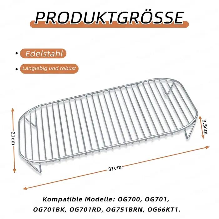 1 x gril en acier inoxydable pour Ninja Woodfire Outdoor Grill Pro XL